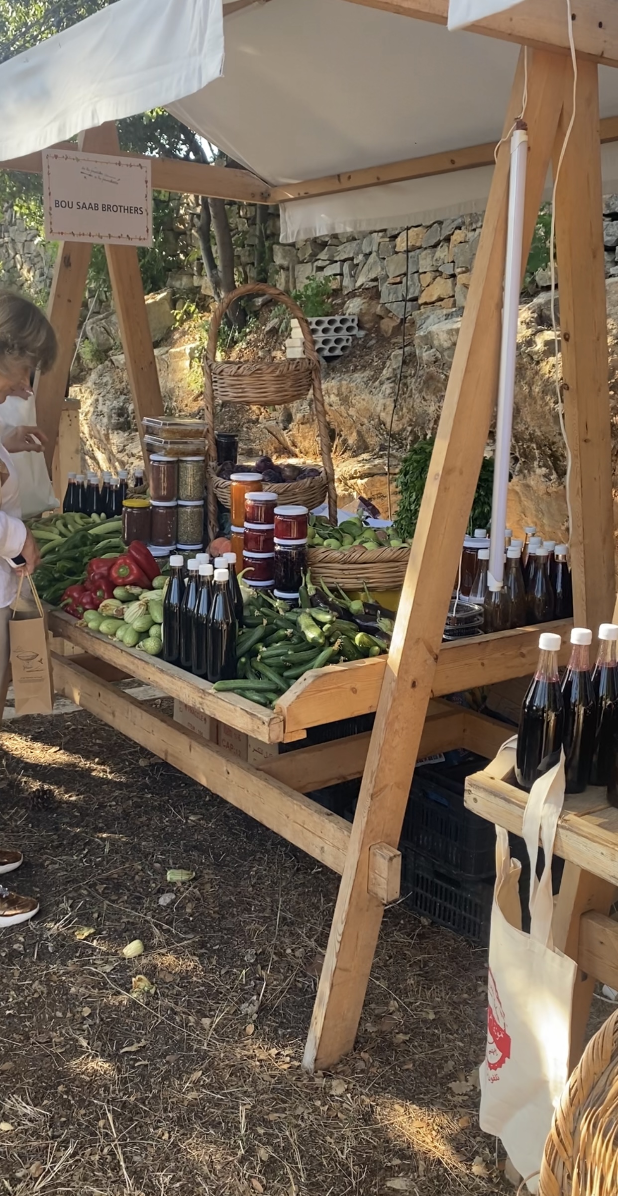 Farmers Market at Mir Amin Palace Hotel view 2