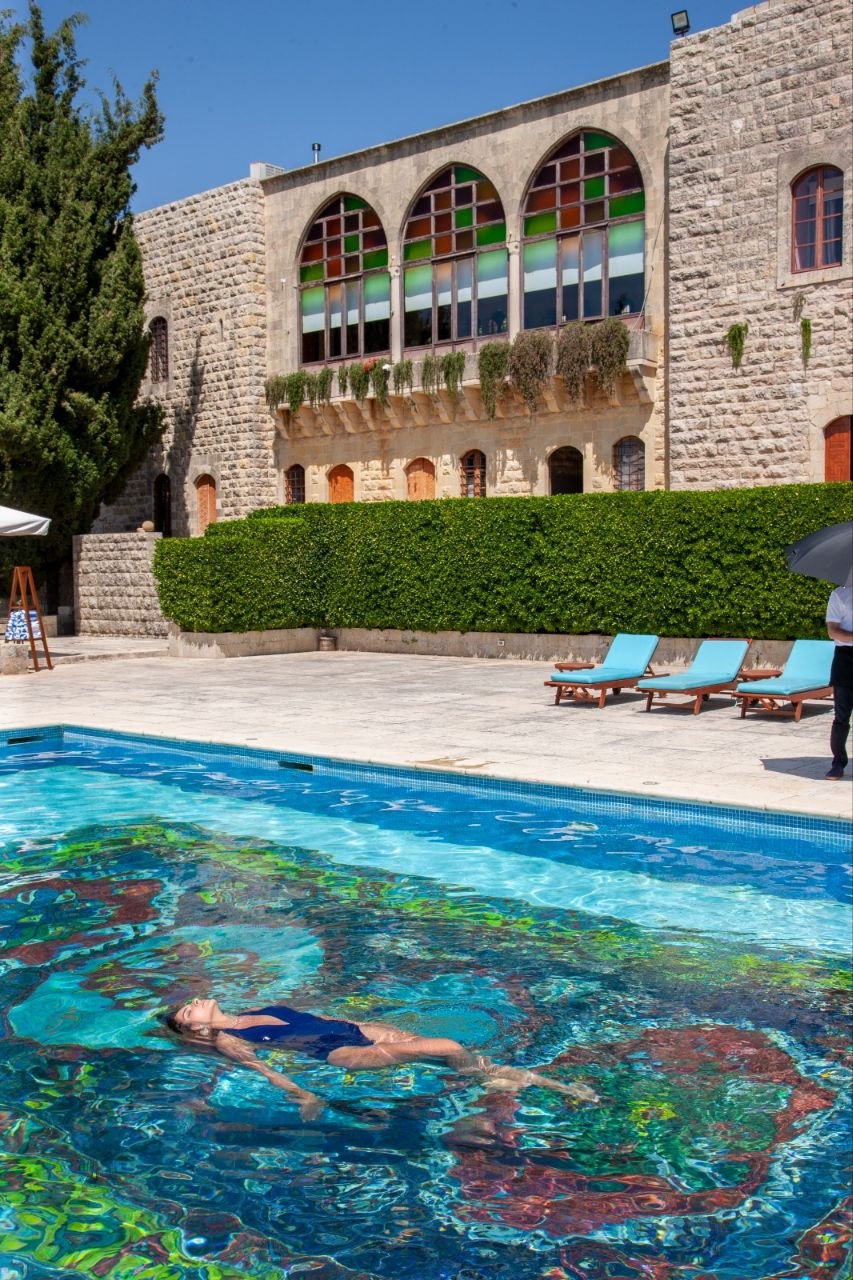 Pool dining tables