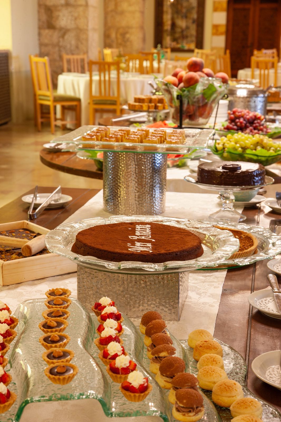Elegant plated dishes