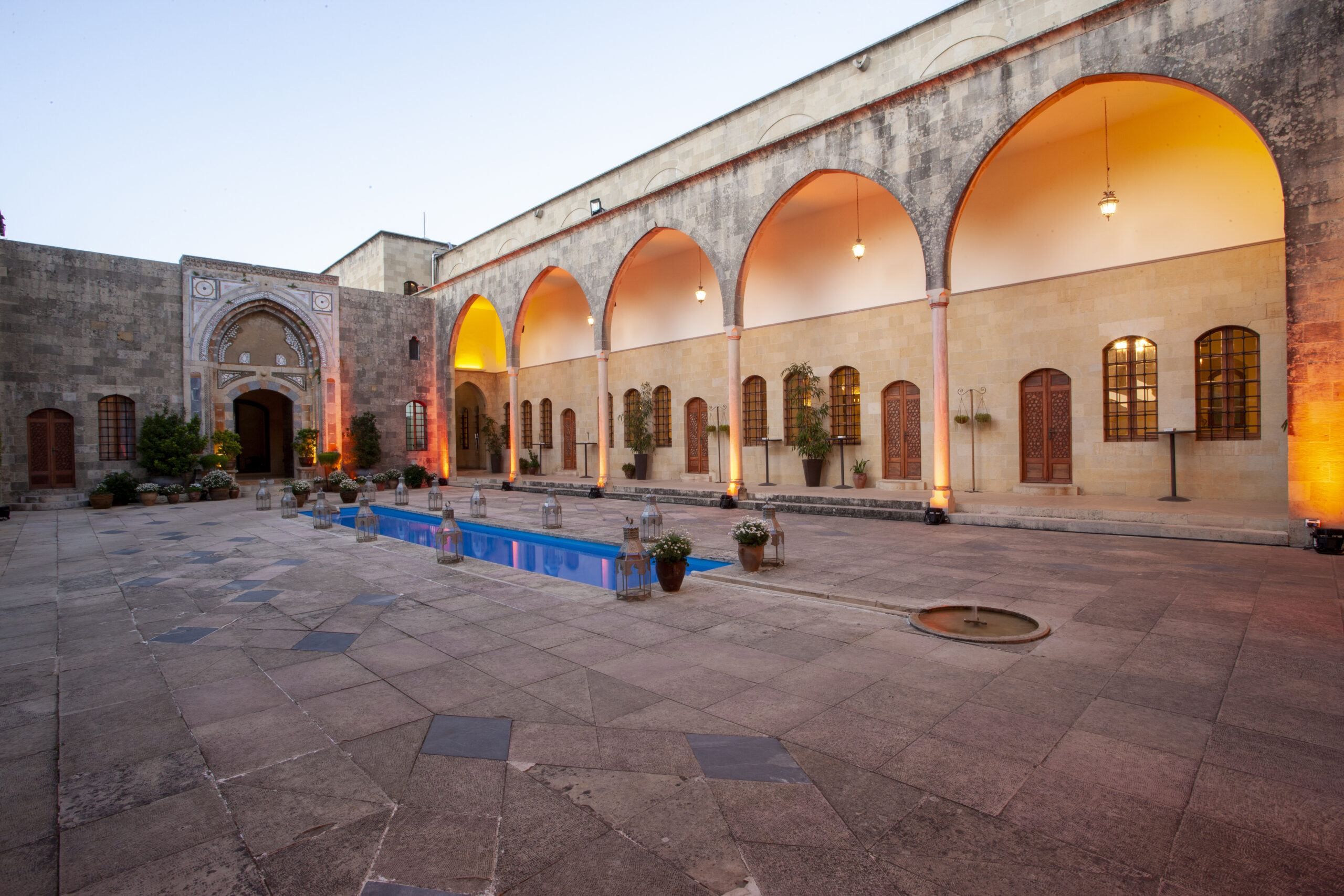Salamlik reception area and formal courtyard