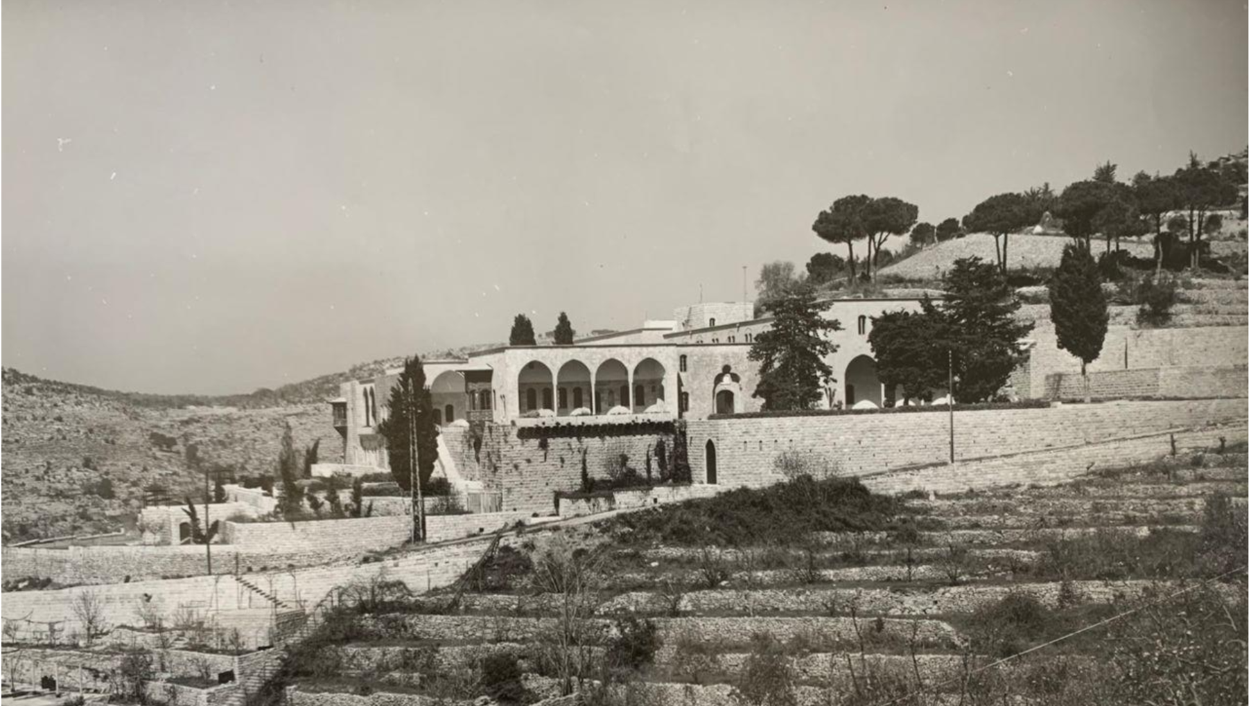 Mir Amin Palace exterior in the Shouf region