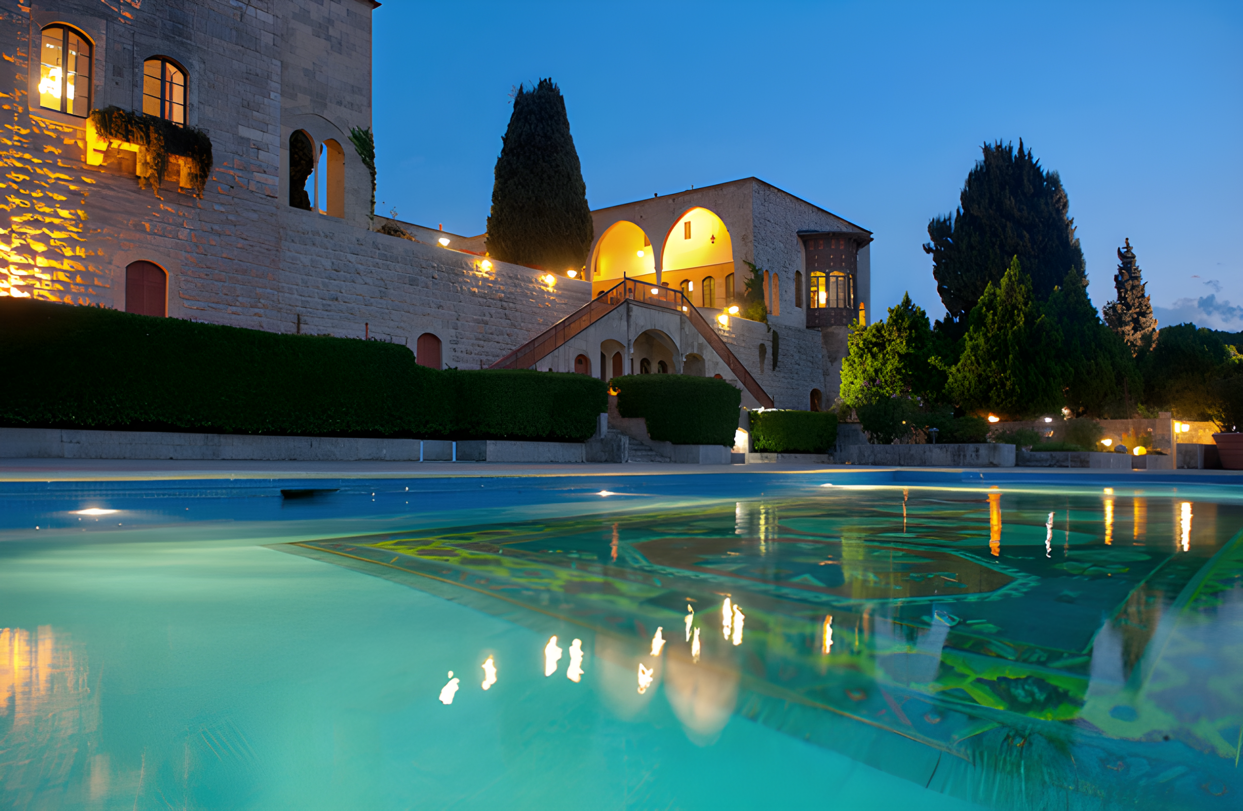 Mir Amin Palace swimming pool